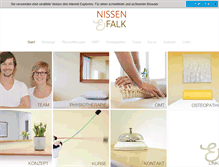 Tablet Screenshot of nissen-falk.de